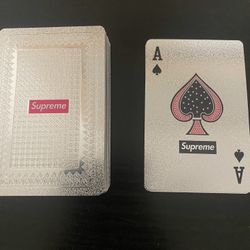 Supreme playing cards (Rare) Silver