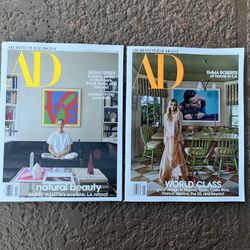 2 Brand new Architectural Digest Magazines
