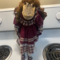 Anna Bell Taxidermy Alligator Doll Princess 