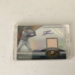 2011 Bowman Platinum Freddie Freeman Auto