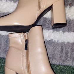 Pink Zipper Boots 