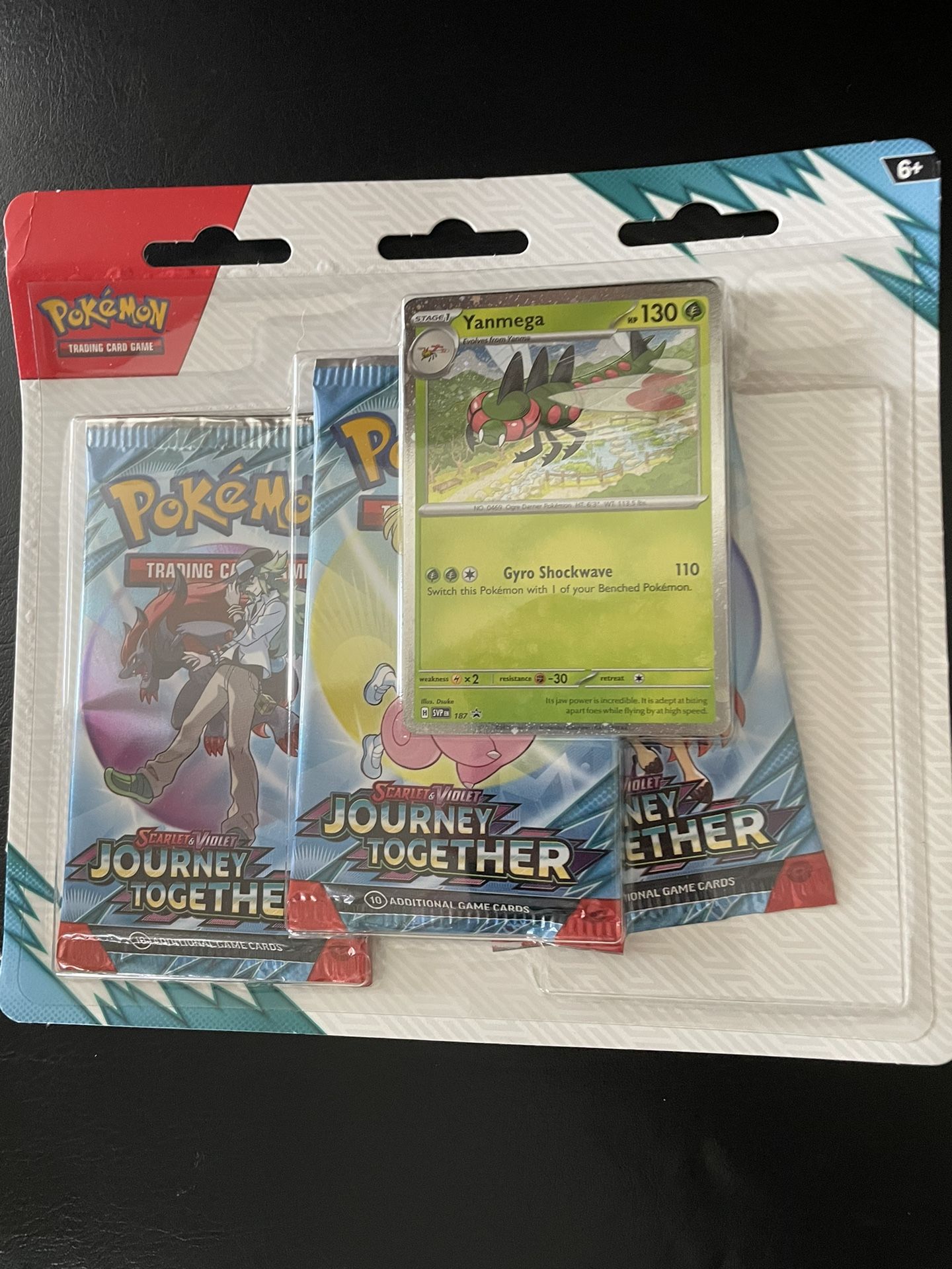 Pokemon Journey Together 3 Pack With Promo Card