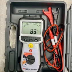 Megger Insulation Tester MITR400/2 Battery Operated Industrial Test Digital High Voltage Current Electric Megohmmeter  Transformer Testing 400v Volts 