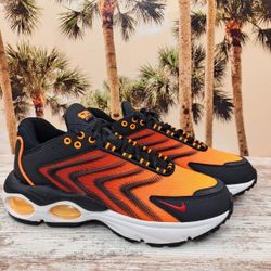 * NEW * Nike Air Max TW SE * sz 10.5 ORANGE BLACK MSRP $130+