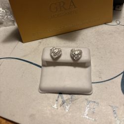 Heart Diamond Earrings 