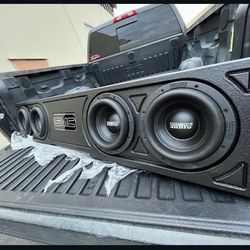 Professional car audio installation