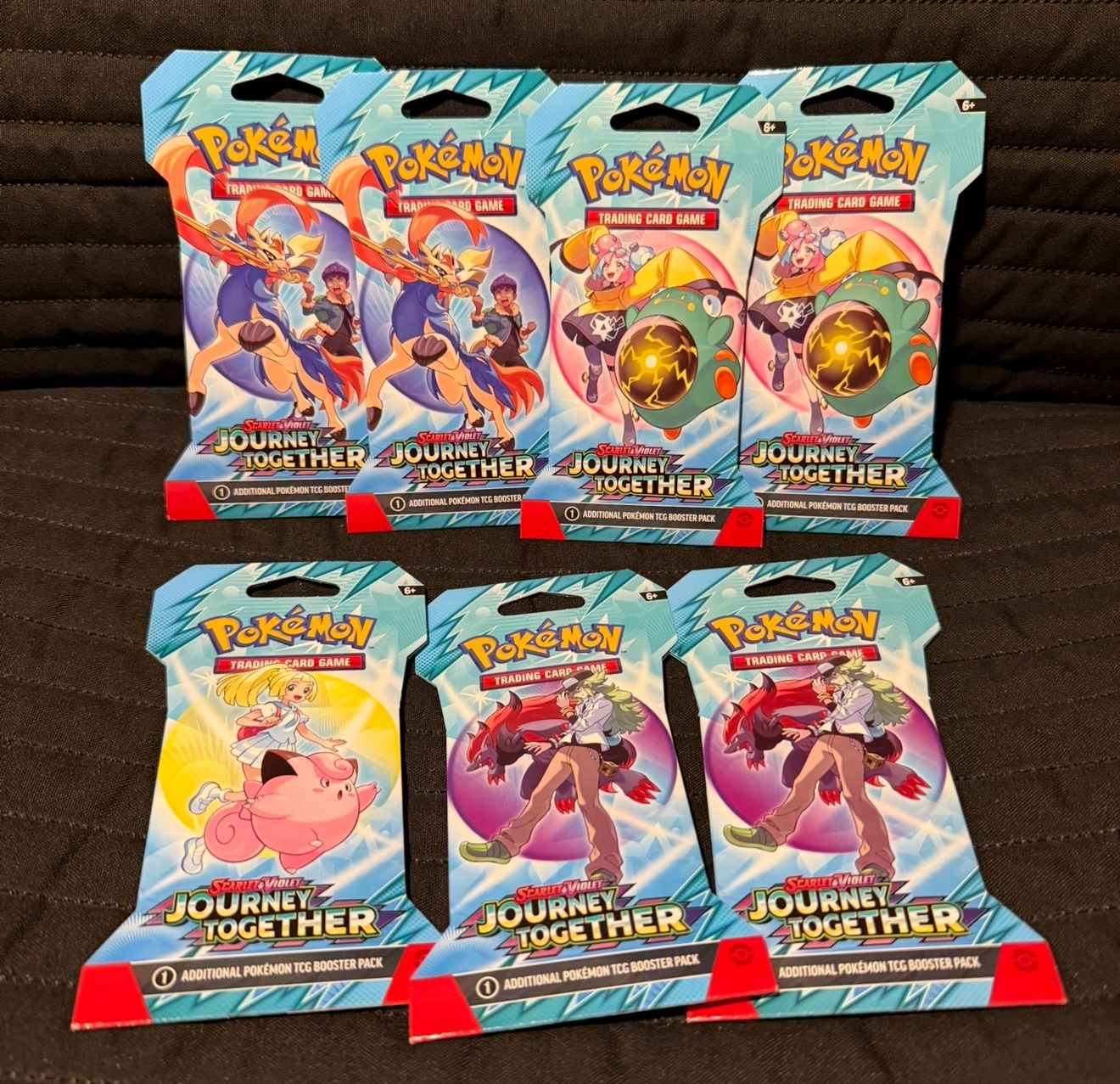 Pokemon Journey Together Sleeved Booster x7