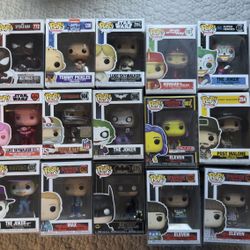 20 New Funko Pop, Spider-Man, Joker, Batman Star Wars   Cash only   Pick up in Long Beach   