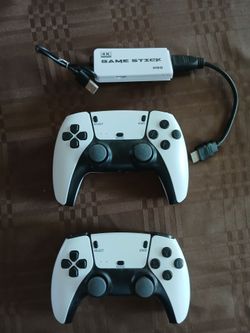 4K Game Stick Pro with Two Wireless Controllers