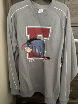 Disney Sweater XL Eeyore From Winnie The Pooh