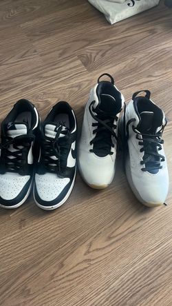 Pair of Nikes and a pair of Jordans