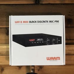 Warm Audio WA12 MKII Black Discrete Mic Preamp