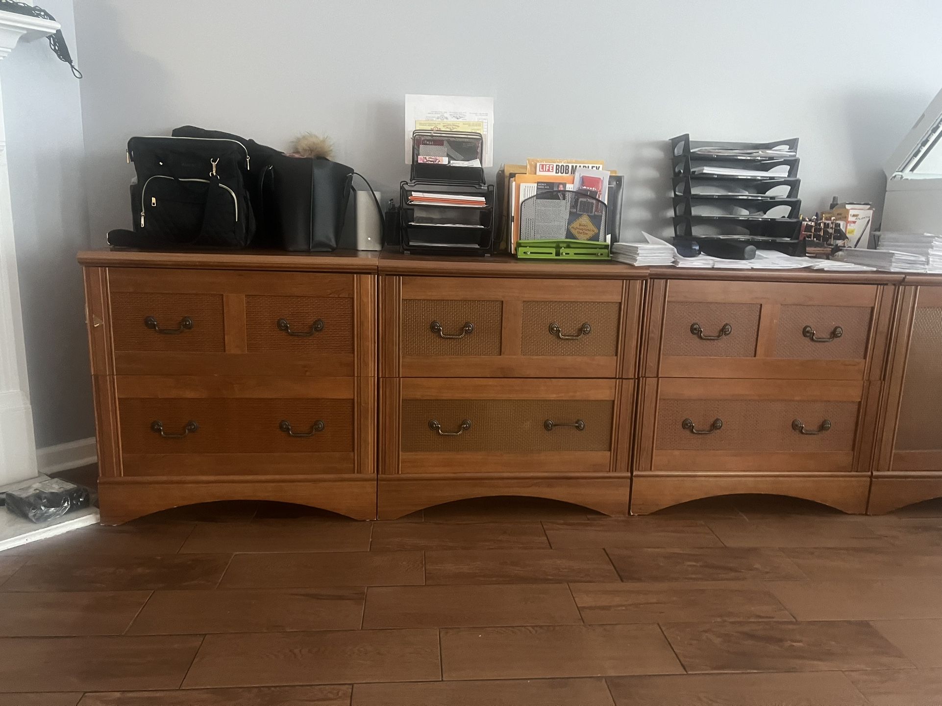Office furniture, filing cabinet, solid wood