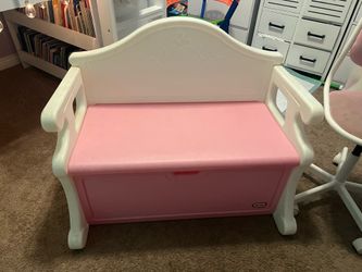 Little Tikes kids bench with storage