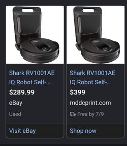 I Have 2 Brand New IRobot Shark Self-Empty XL