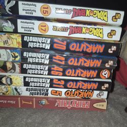 Mangas,dragon Ball,Naruto, Fairy Tail