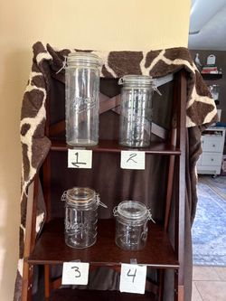 Mason Glass Jars with Bail Lids – Set of 4