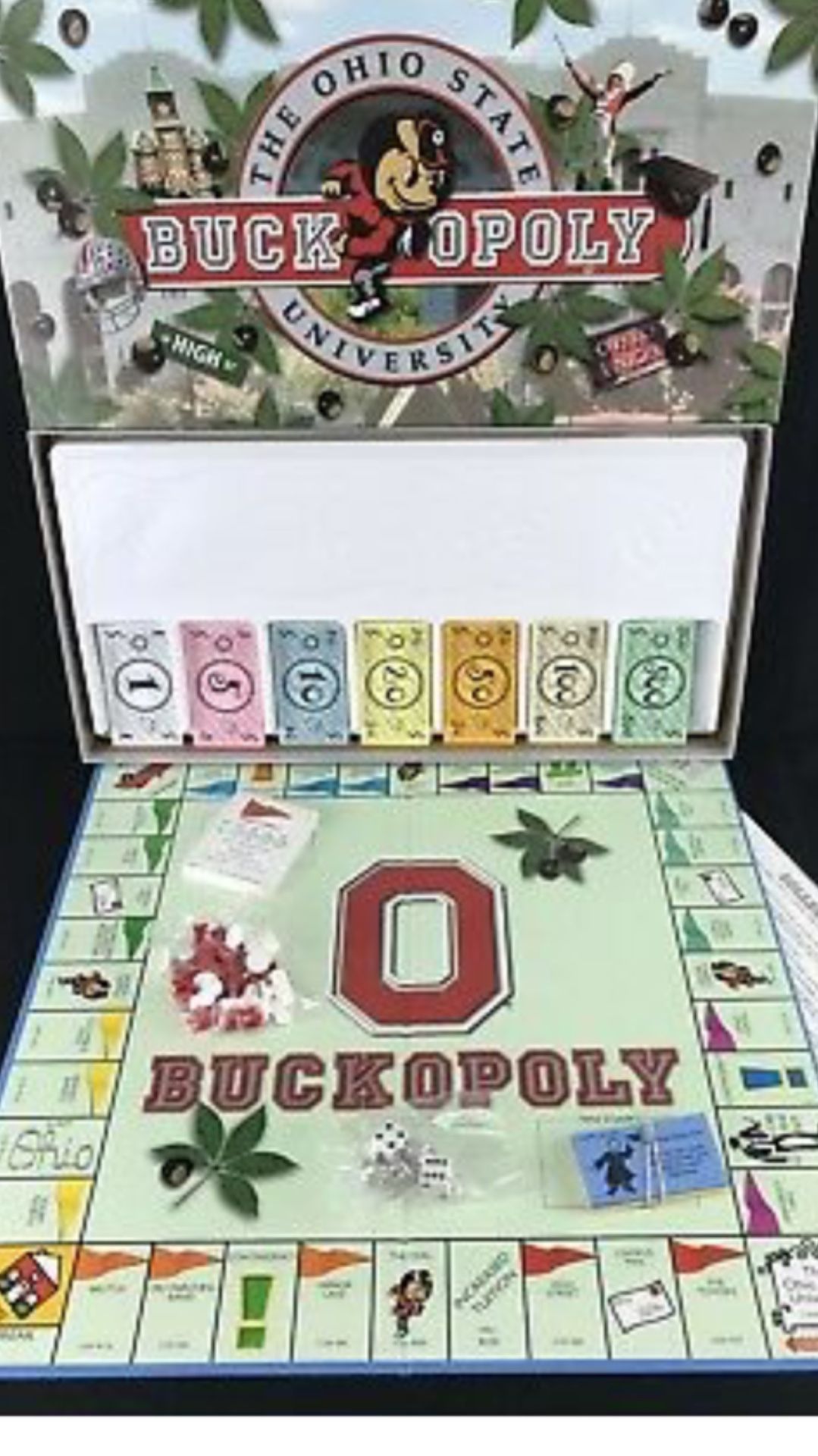 Buckopoly board game” new sealed great gift stock photo