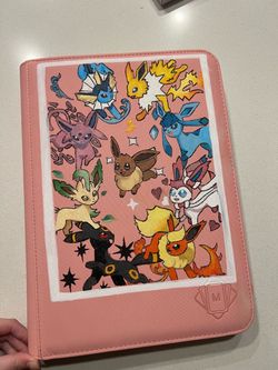 Hand Painted Pokemon binder