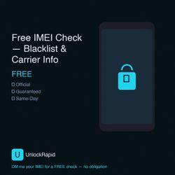 Free IMEI Check — Blacklist & Carrier Info