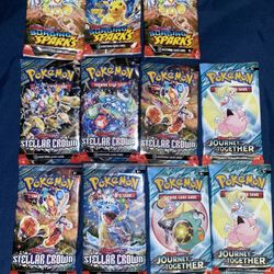 8 Bucs Per Single Pack 🔥 Pokemon Cards.