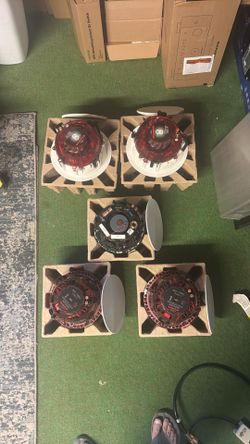 SpeakerCraft Ceiling Speakers (Surround set up)
