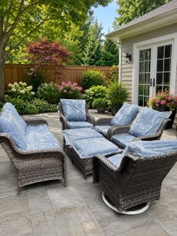 7pc outdoor patio furniture set