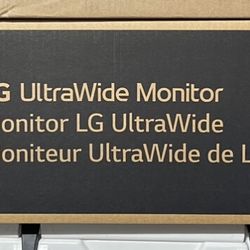 Lg 34” Monitor 34BL650-B.   BNIB