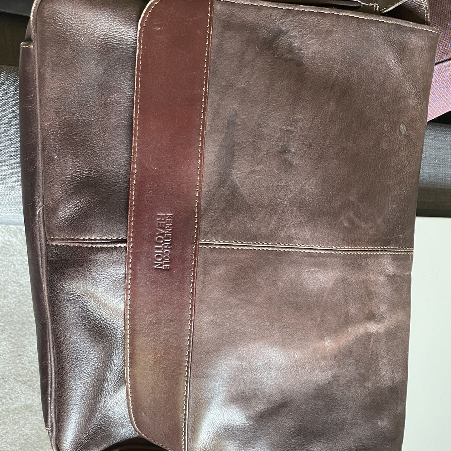 Leather Messenger Bag - Free