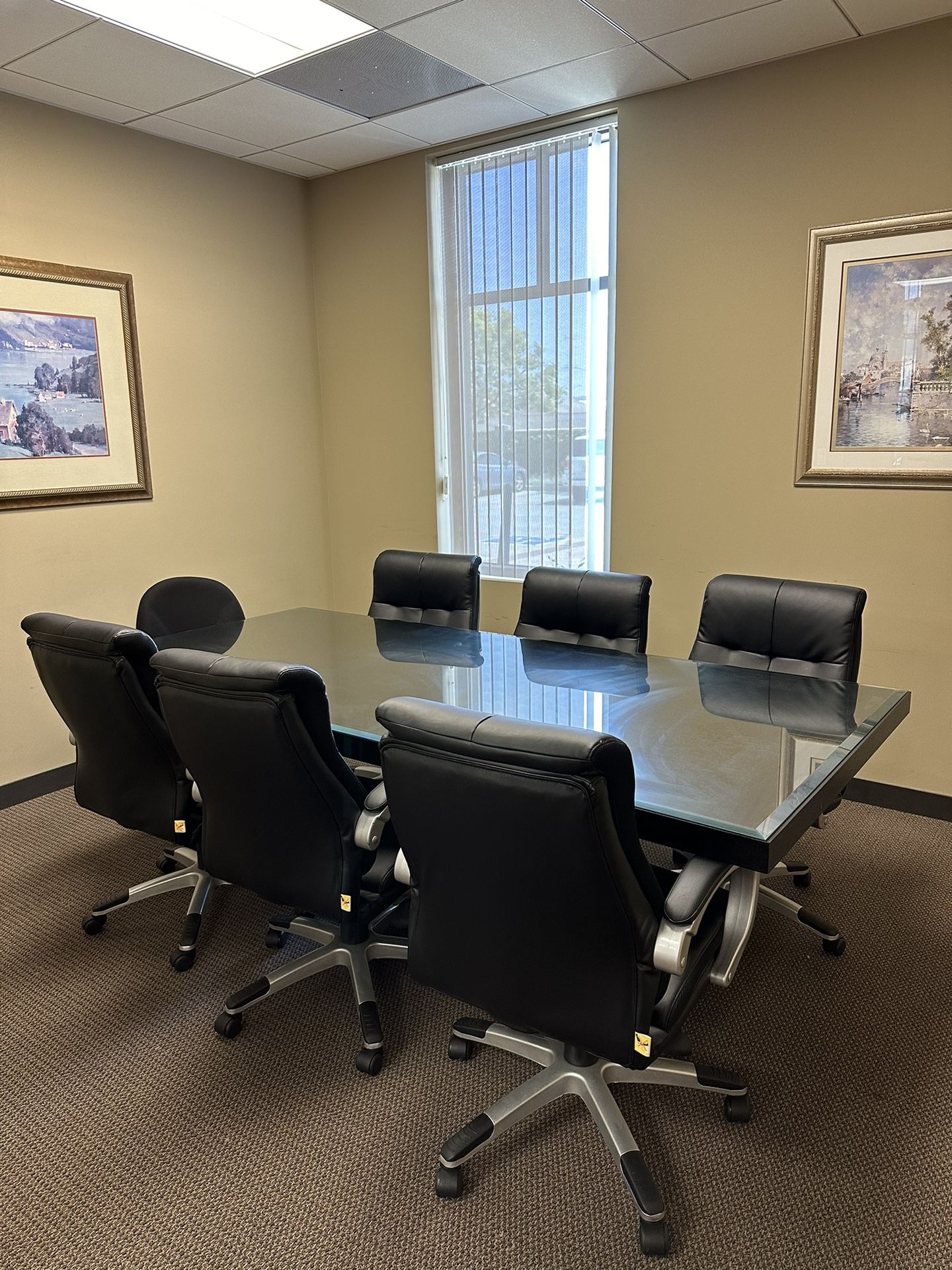 Conference Table + 6 Chairs 
