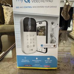 My Q Smart Garage Video Keypad