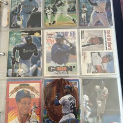 Ken Griffey Jr And Sr. Baseball Cards 