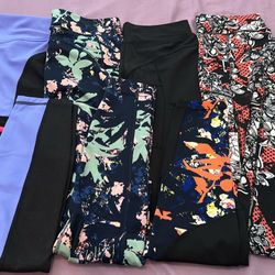 Pop Fit and Athletic Works M Leggings Bundle (4)