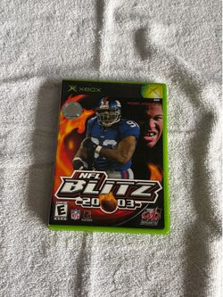 Original Xbox NFL Blitz 2003 game