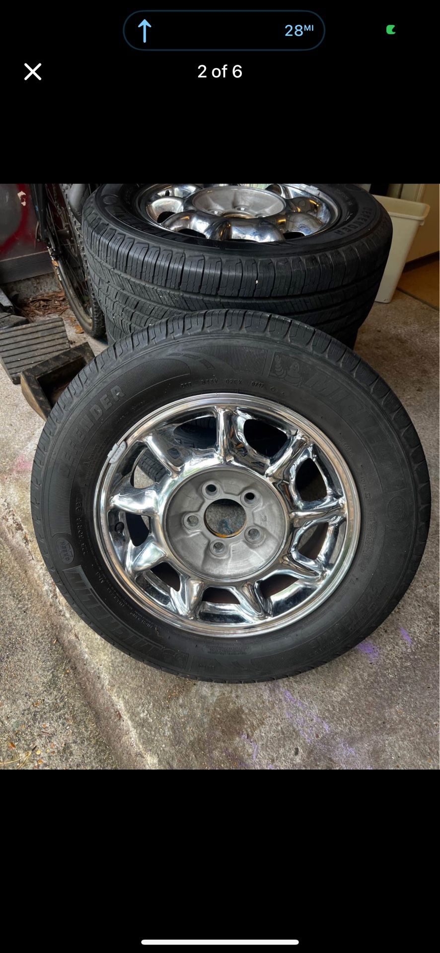 16” Buick Park Ave Chrome Stocks