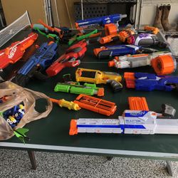 Nerf Gun Collection With Ammo AVAILABLE !