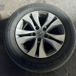 2014-2018 Honda Accord Rim And Tires 