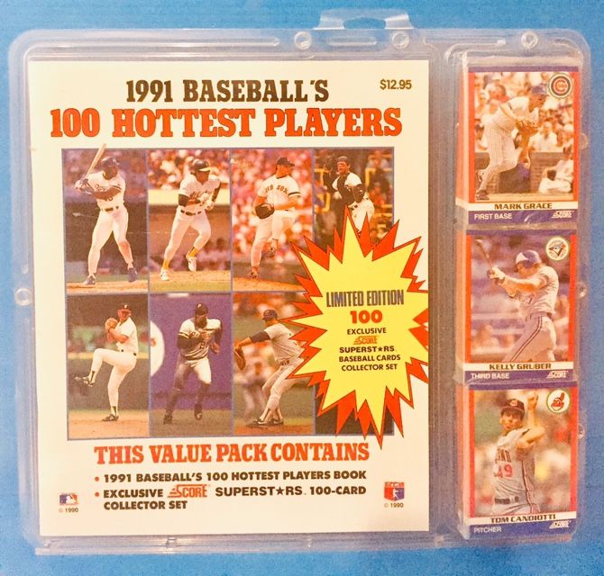 MLB Sealed 1991 Score Limited Edition Hottest Players