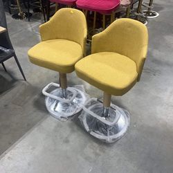 Swivel Bar Stools Chairs Set of 2