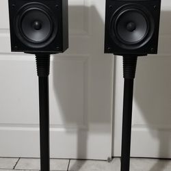 JBL Bookshelf Speakers With Stands Great Shape  