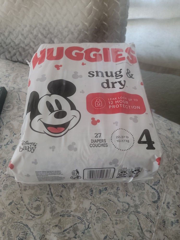 Huggies 27CT Snug and Dry Size 4 