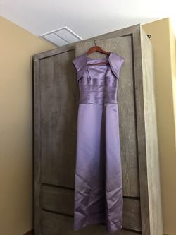 Formal/ bridesmaid dress size 8 light purple color