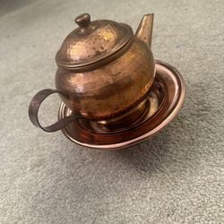  Handmade Hammered Copper Tea Kettle for Stove Top - Extra Thick Stovetop Teapot with Non-Toxic Coating-Free Design, Traditional Craftsmanship & Rust 