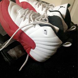 Kids Jordan 12 Retro (cherry Red) Size 12c