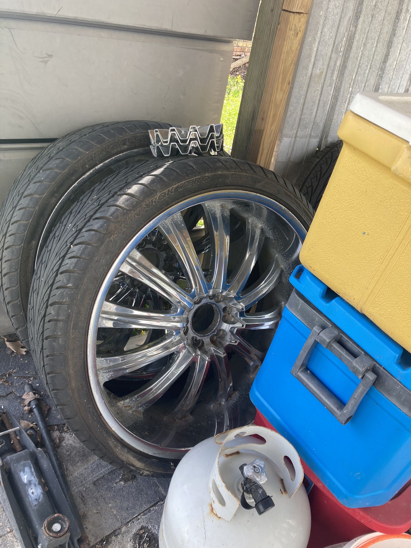 Universal 26in Rims Tires And Cover 