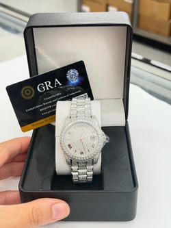 Real Moissanite Diamond Watch