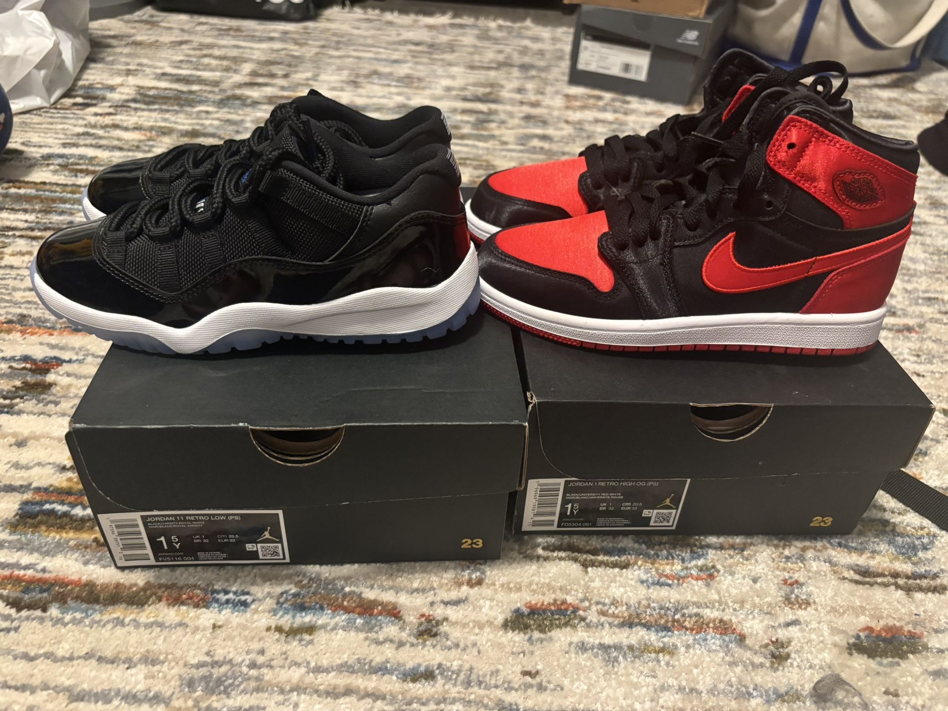 Jordan Retro 11 And Retro 1 High Bundle