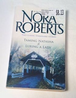 SC book Taming Natasha & Luring a Lady by Nora Roberts 2 in 1 volume