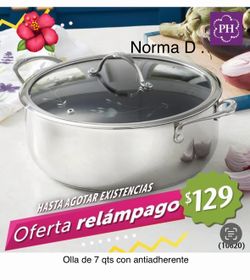 Olla de7 qts con antiadherente nueva en su caja 🌺 princess house 🌺