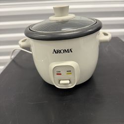 Aroma® 20-Cup Rice & Grain Cooker, 8X Bonded Granite Coating White